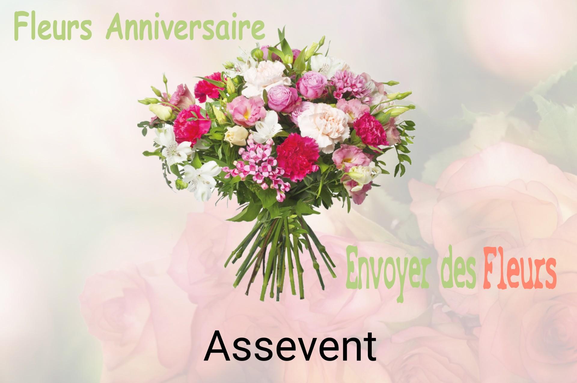 Bouquet de fleurs d’anniversaire livré à Assevent